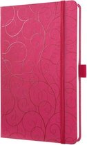 Sigel SI-JN315 Notitieboek Jolie Beauty A5 Hardcover Gelinieerd Rood