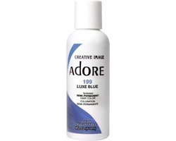 Adore Shining Semi Permanent Hair Color |Adore 199 Luxe Blue | Haaverf