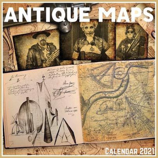 Antique Maps Calendar 2021 9798704633624 Printing Design Press