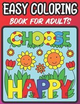 Easy Coloring Book For Adults