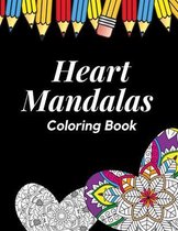 Heart Mandalas Coloring Book