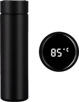 SMART RVS Thermofles- LCD-aanraakscherm- realtime weergave - Roze
