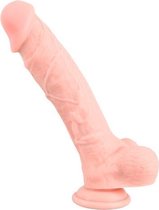 Bundle - You2Toys - Realistische Dildo met Balzak - 24 cm met glijmiddel