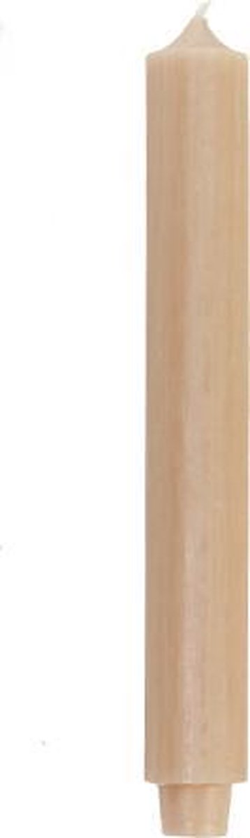 Rustik Lys Dinerkaarsen dik (3.2) Iced Apricot 10 stuks Iced Aptricot