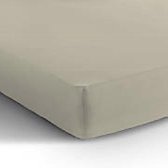 Hoeslaken Jersey 2-persoons - 180x200x25 - 100% katoen - Khaki Groen