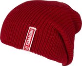 Shakaloha Gebreide Wollen Muts Heren & Dames Beanie Hat van merino wol zonder voering - Barista Beanie MrnRv Burgundy Unisex - One Size Wintermuts.