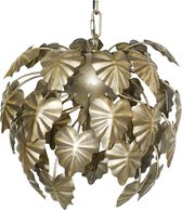 Industriële Hanglamp - Hanglamp - Lamp - Industrieel - Sfeer - Interieur - Sfeerlamp - Lampen - Sfeerlampen - Hanglampen - Sfeerlamp - Metaal - Goud - 37 cm breed