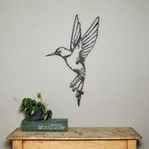 Fabryk Design FBRK. Wanddecoratie Hummingbird - XL 50 x 98 cm - Wood