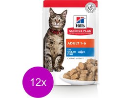 Hill's Science Plan Feline Pouch Adult Kattenvoer - Oceaan Vis - 85 gr