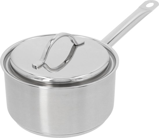 Demeyere Resto 3 – steelpan met deksel – Ø18 cm