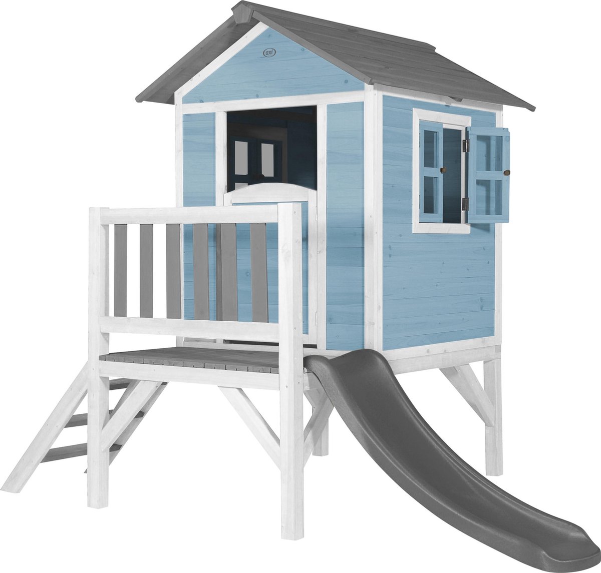 Axi Speelhuis Beach Lodge Xl Blauw Met Axi Lodge Xl Speelhuis Caribisch Blauw -