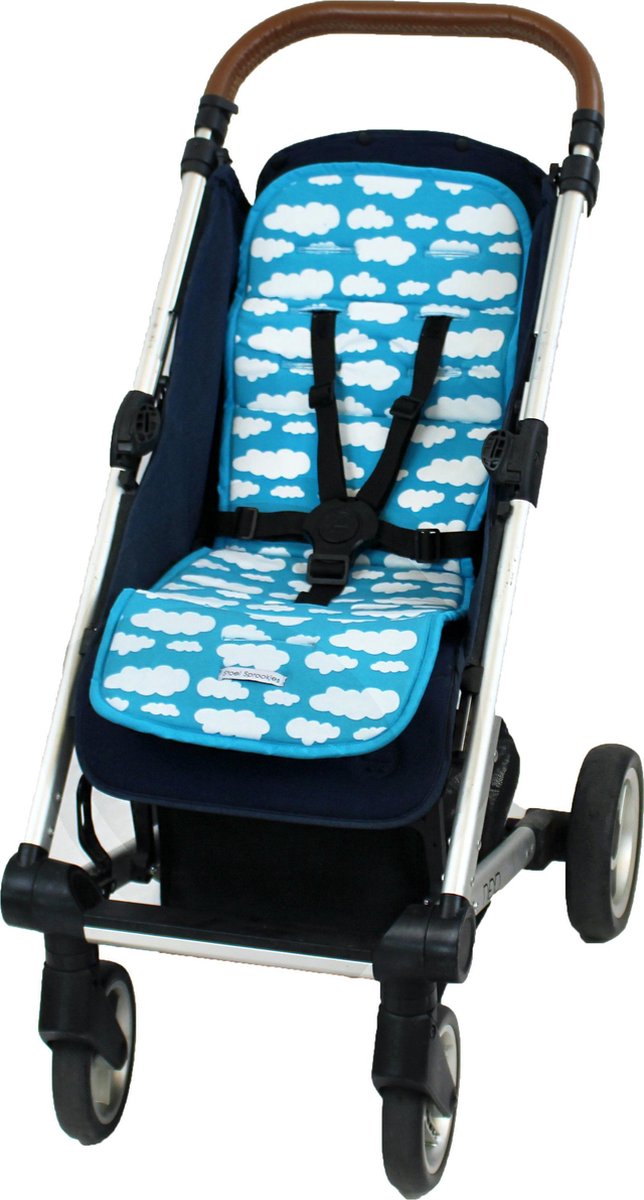Wallabiezzz Buggy Inlegkussen - Wolk Blauw van Wallabiezzz