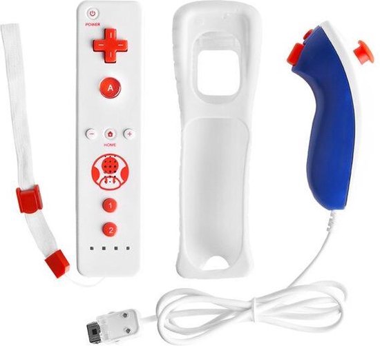 Wii Motion Plus Controller en Nunchuk voor Nintendo Wii Mario