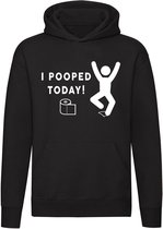 I pooped today hoodie | sweater | poepen | schijten | toilet |feest | trui | unisex | capuchon