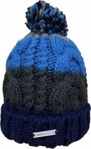 Chillouts Rico Hat - Muts - Extra Zacht - Zwart en Blauw - Multicolor - One Size