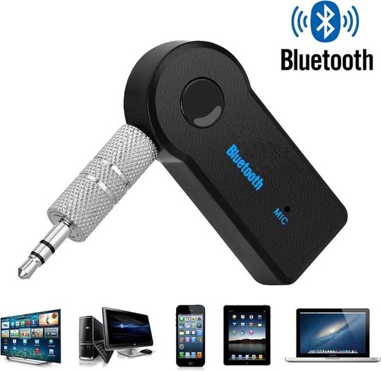 Bluetooth audio adapter - Ontvang bluetooth signaal op je 3.5 mm ingang -  Geschikt... | bol