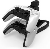 Playstation 5 controller oplaadstation - Incl. USB-C kabel & LED lamp indicatoren - zwart