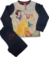 Disney pyjama sneeuwwitje blauw 134