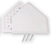 Benson HP1 Honkbal/Softbal Thuisplaat - White - Official Size