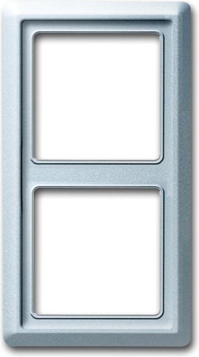 Busch-Jaeger Allweather 44 afdekraam 2-voudig, aluzilver