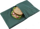 Re-Uasble dubbel lunchbag - Deep Green