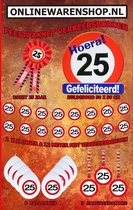 Feestpakket 25 jaar.
