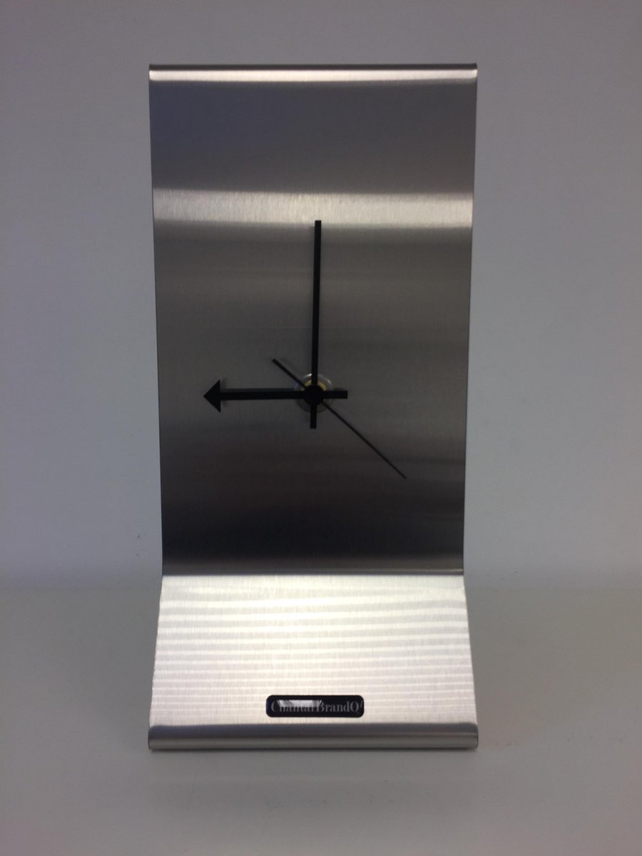Tafelklok GRACE Silver Dutch Design