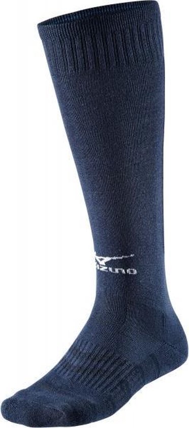 Mizuno Comfort Volley Socks Long - Navy / Wit - maat 41-43