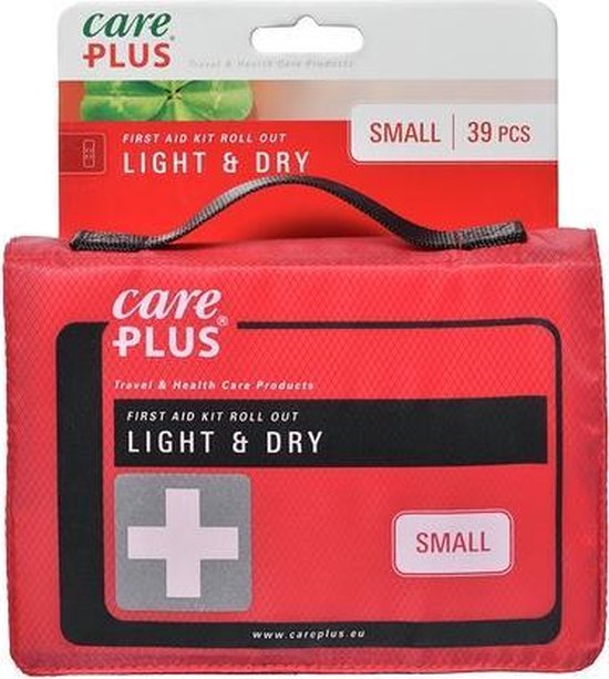 Care plus First Aid Kit roll out small- EHBO set - verbanddoos - uit te rollen- overzichtelijk - Care Plus