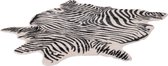 Lalee Rodeo Vloerkleed Zebra dierenvel huid zwart wit imitatie dierenvel 150x200 cm