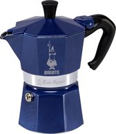 Bialetti Moka Express Marocco Blauw - 3 kops