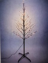 Kerstboom 150cm, Kunstkerstboom, verlicht 240 LED - warm wit licht, voor binnen en buiten