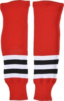 Chaussettes de Hockey sur glace Chicago Blackhawks rouge / noir / blanc junior