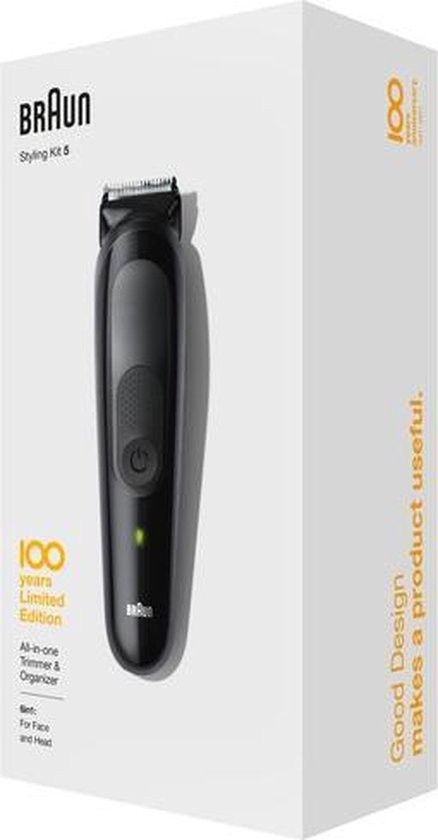 Braun Styling Kit 5 All-In-One Trimmer & Organizer 100 Years Limited ...