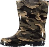 Xq Footwear Regenlaarzen Jongens Rubber Legergroen Maat 24