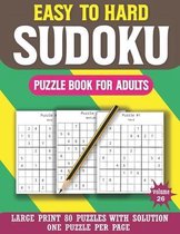 Sudoku Puzzle Book For Adults