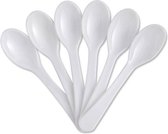 Handy eierlepels - Wit - Kunststof - Set van 6