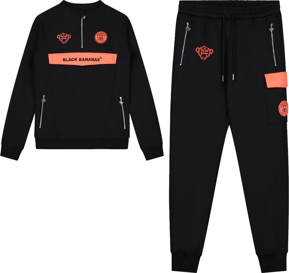 Black bananas anorak neon hoodie hotsell