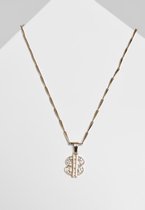 Urban Classics - Small Dollar Necklace gold one size Ketting - Goudkleurig