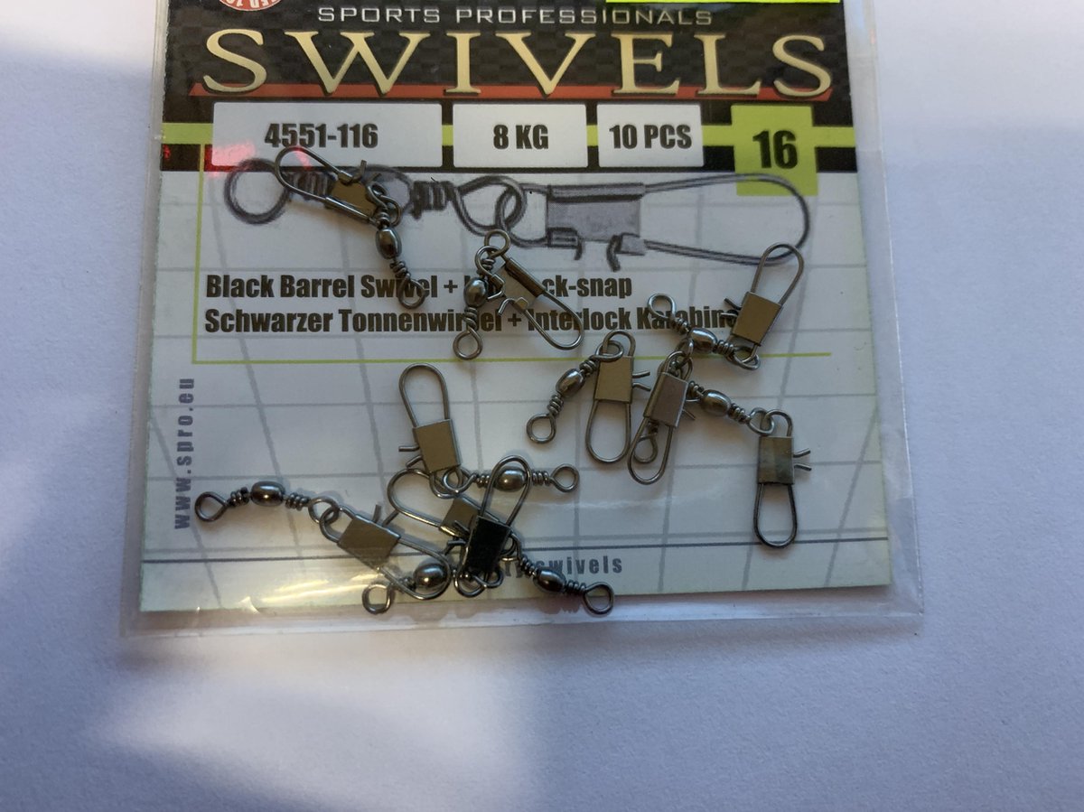 Spro wartels | Maat 16 | 8 kg trekkracht | 10 stuks