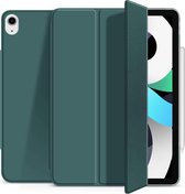 Hoes geschikt voor Apple iPad Air 2020 & 2022 – Magnetische Smart Folio Book Case – Groen-papierachtig - Screenprotector - Apple - iPad Air 4 & 5- iPad Hoesje - Ipad Case - Ipad Ho