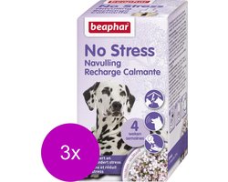 3x Beaphar No Stress Hond Navulling 30 ml