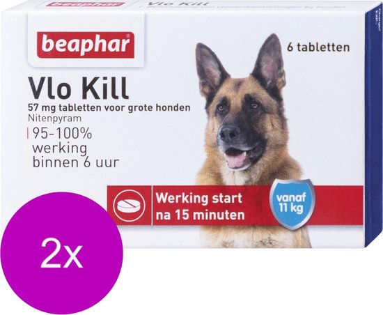 Beaphar Vlo Kill Hond Boven 11kg - Anti vlooienmiddel