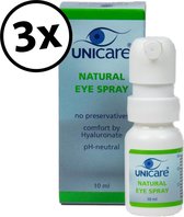 Unicare natural eye spray - oogspray 10 ml - 3 stuks