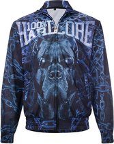 100% Hardcore Training Jacket Chained Blue maat S
