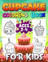 Cupcake Coloring Books for Kids Ages 2-4