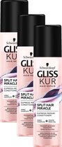 Gliss Kur Split end Miracle Anti-Klit Spray Voordeelverpakking 3 x 200 ml