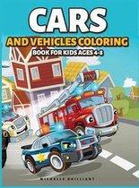 Cars and Vehicles Coloring Book for Kids Ages 4-8