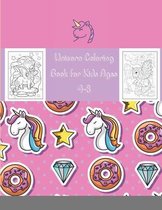 Unicorn Coloring Book for Kids Ages 4-8