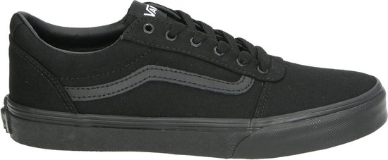 Vans Ward Canvas Heren Sneakers - Black/Black - Maat 44